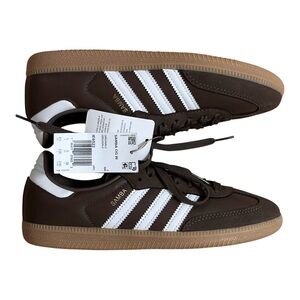 Adidas Samba OG "Earth Strata" Brown Suede/Leather Sneakers Size 6.5 W NWT